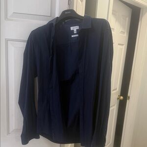 Calvin Klein Deep Blue Long Sleeve Shirt